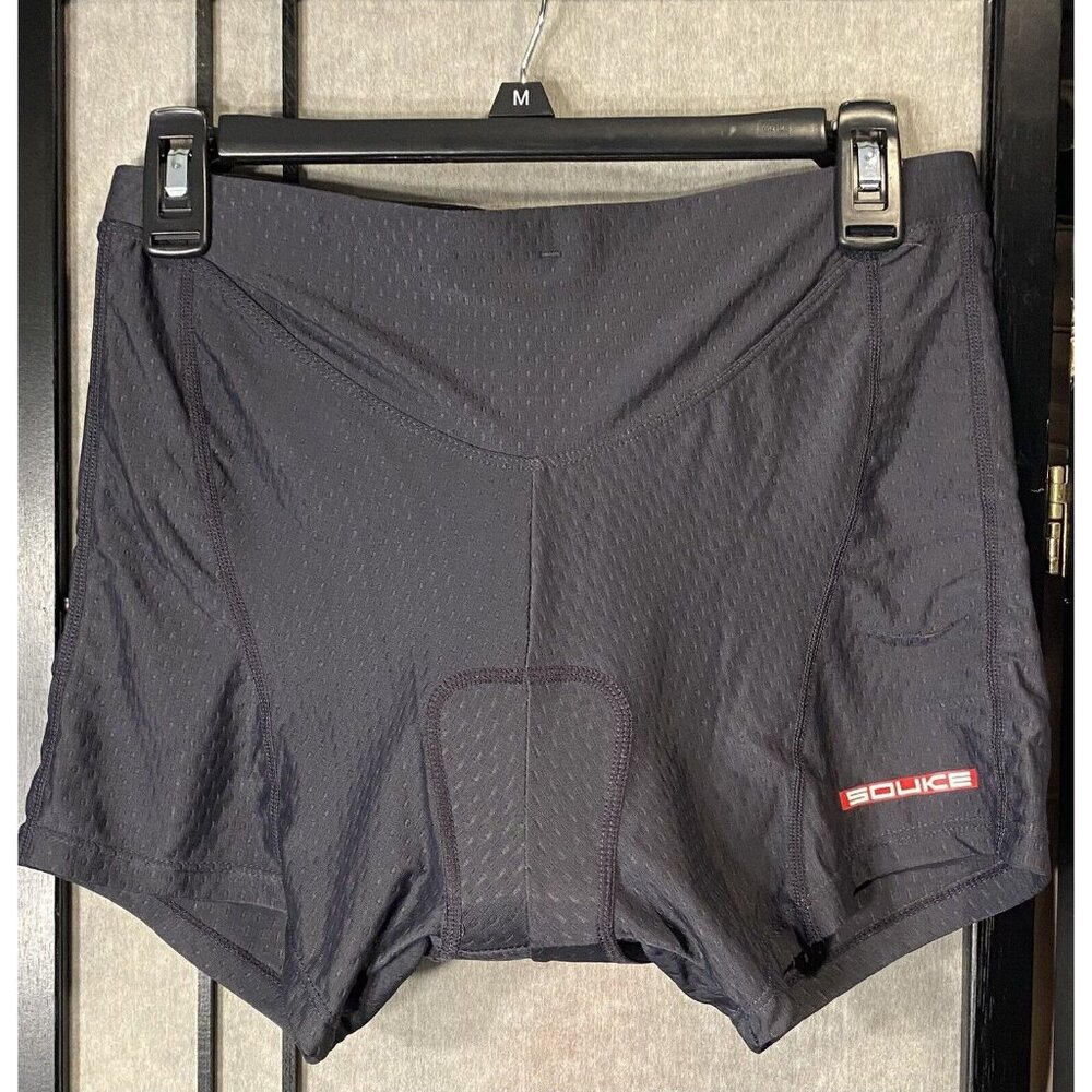 Souke Sports Womens Padded Cycling Shorts Dark Grey Size Large PS6011 - New